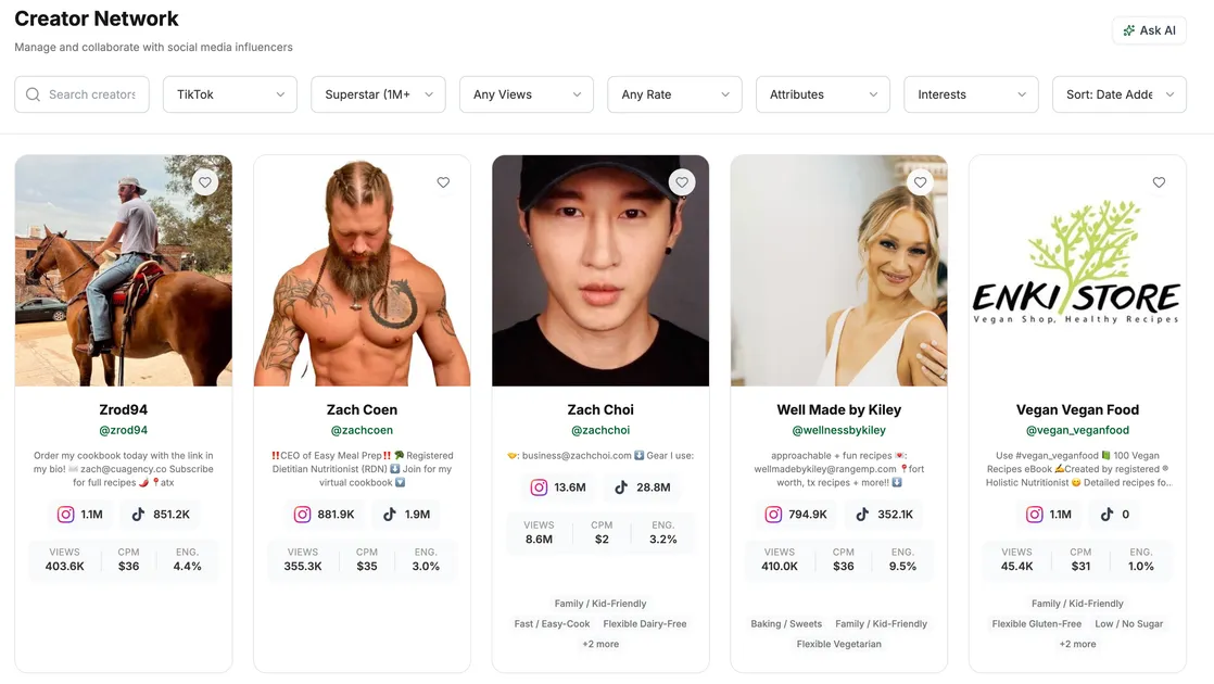 Instagram Influencer Marketing Platforms for Food Brands hero image